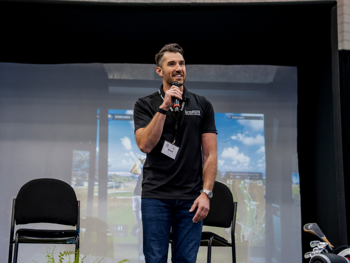 business mentor Brad Robinson speaking
